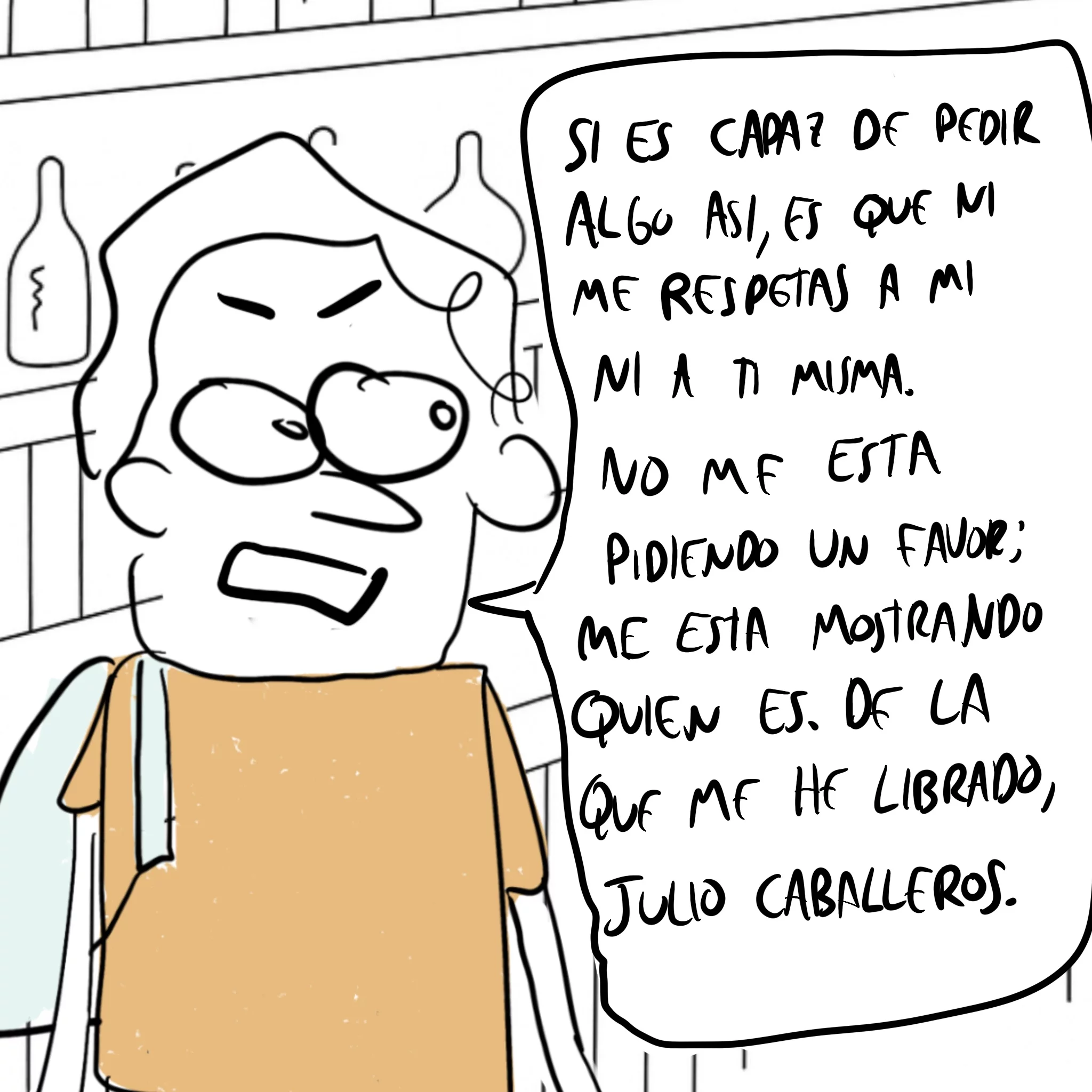 un saludo